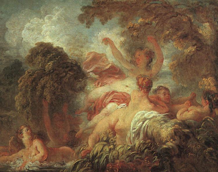 Jean Honore Fragonard The Bathers a Germany oil painting art